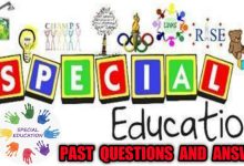 Special Education Quiz Past Questions And Answers L2F