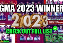 VGMA 2023 Winners-Full List CHECK NOW