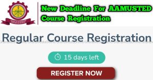 AAMUSTED Announces New Deadline For Course Registration-REGISTER HERE NOW