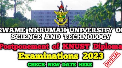 KNUST Diploma Nurses Examinations Postponed-CHECK HERE FOR NEW DATE